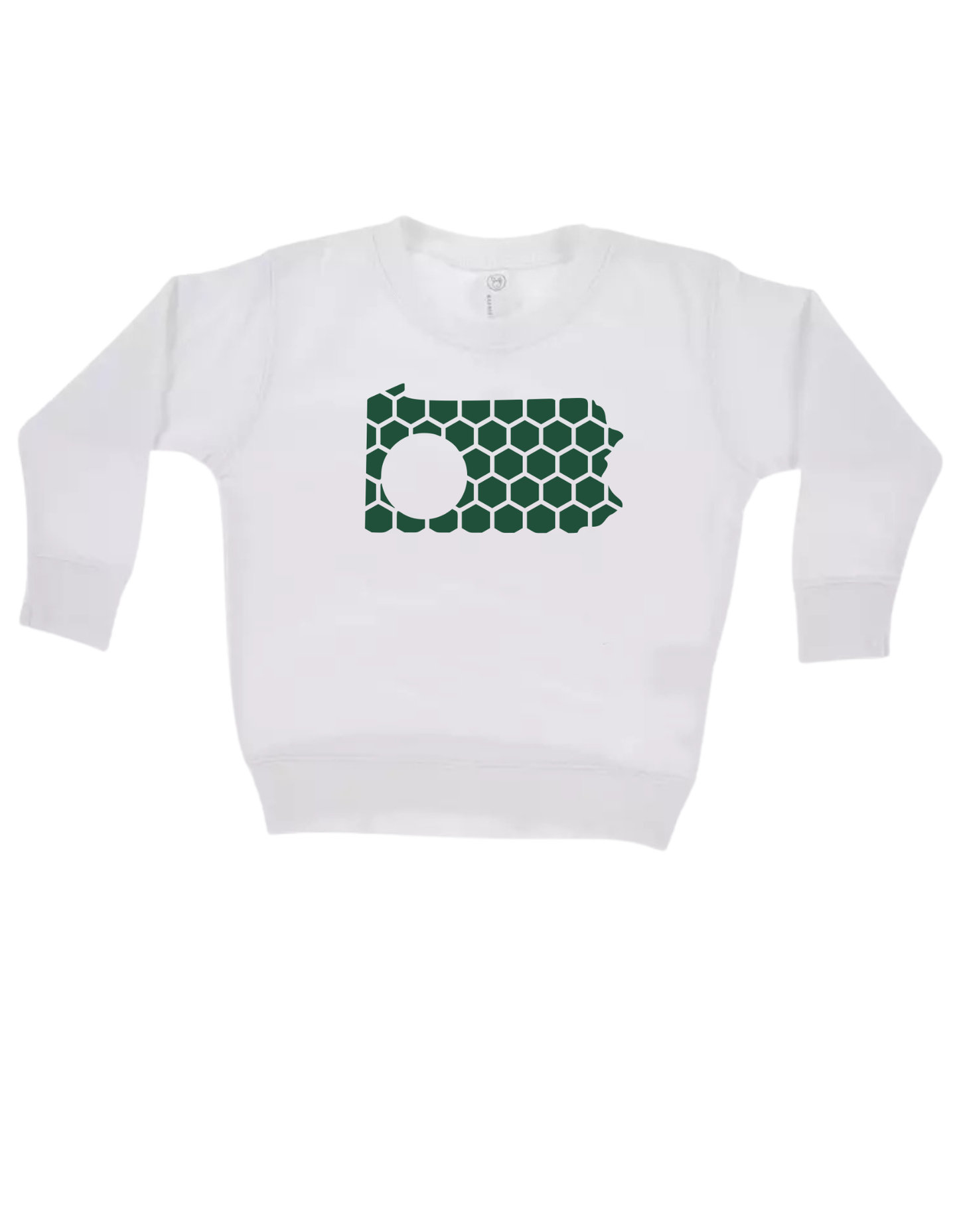Pennsylvania Honeycomb Monogrammed Sweatshirt-Rogue Magnolia Custom Designs