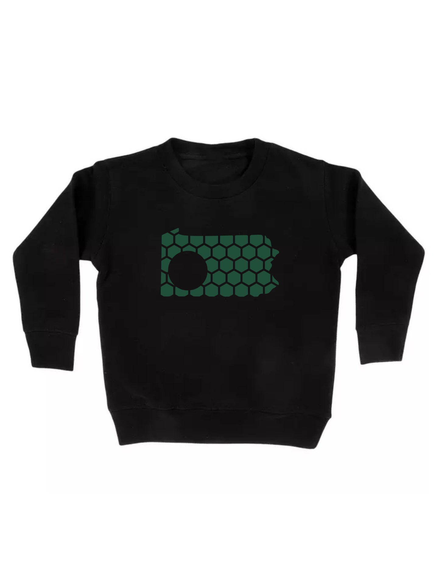 Pennsylvania Honeycomb Monogrammed Sweatshirt-Rogue Magnolia Custom Designs