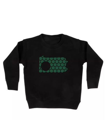 Pennsylvania Honeycomb Monogrammed Sweatshirt-Rogue Magnolia Custom Designs