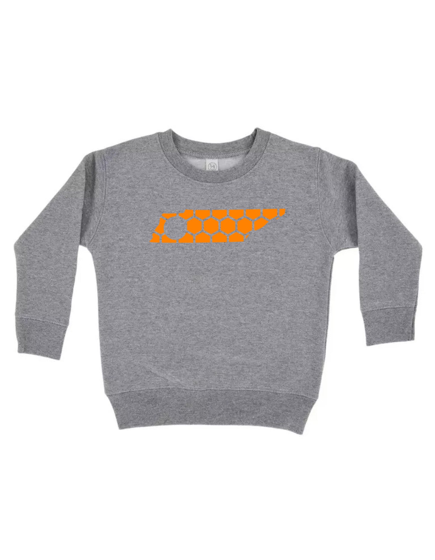 Tennessee Honeycomb Monogrammed Sweatshirt-Rogue Magnolia Custom Designs