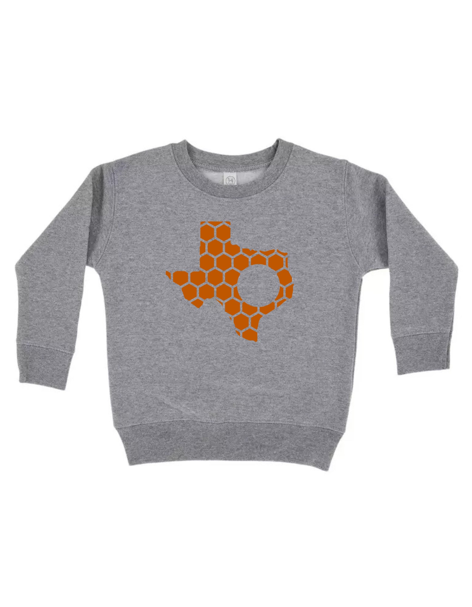Texas Honeycomb Monogrammed Sweatshirt-Rogue Magnolia Custom Designs