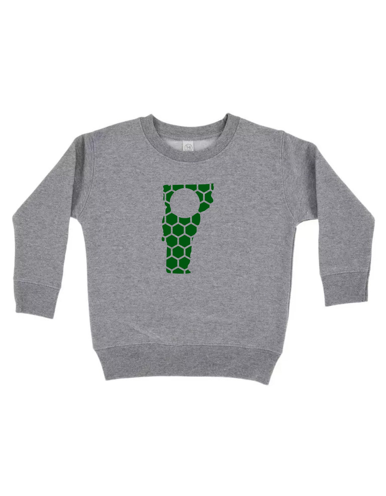 Vermont Honeycomb Monogrammed Sweatshirt-Rogue Magnolia Custom Designs