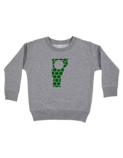 Vermont Honeycomb Monogrammed Sweatshirt-Rogue Magnolia Custom Designs