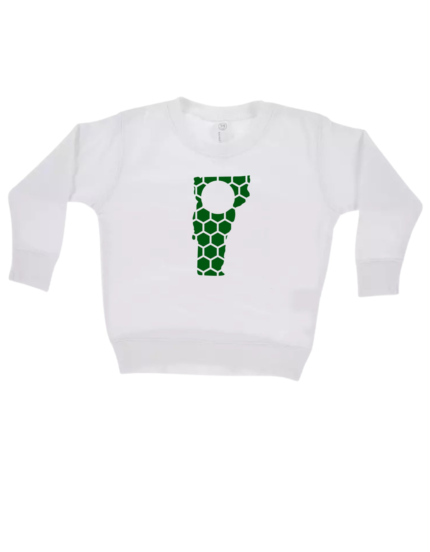 Vermont Honeycomb Monogrammed Sweatshirt-Rogue Magnolia Custom Designs