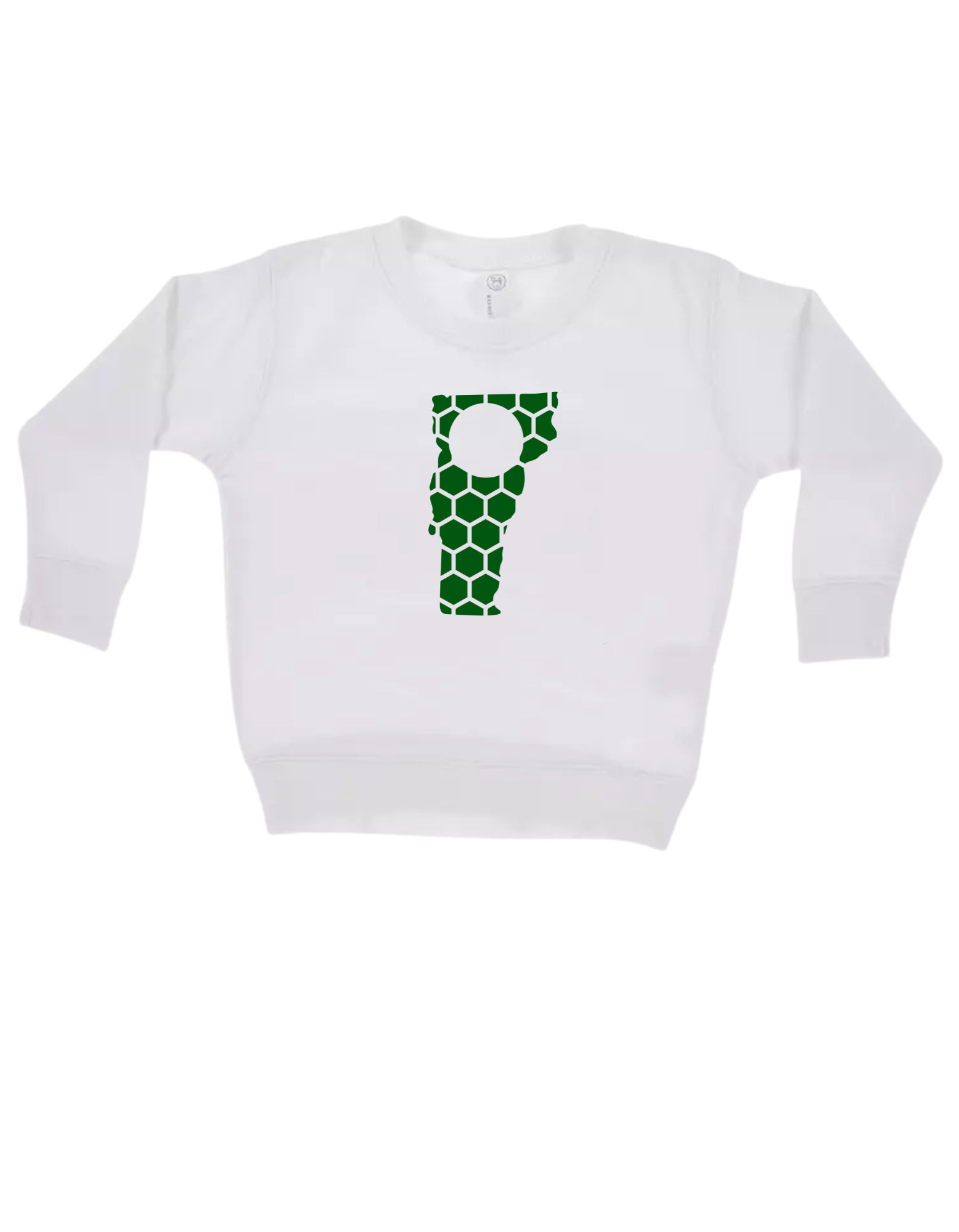 Vermont Honeycomb Monogrammed Sweatshirt-Rogue Magnolia Custom Designs