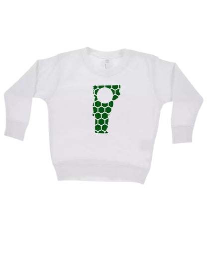 Vermont Honeycomb Monogrammed Sweatshirt-Rogue Magnolia Custom Designs