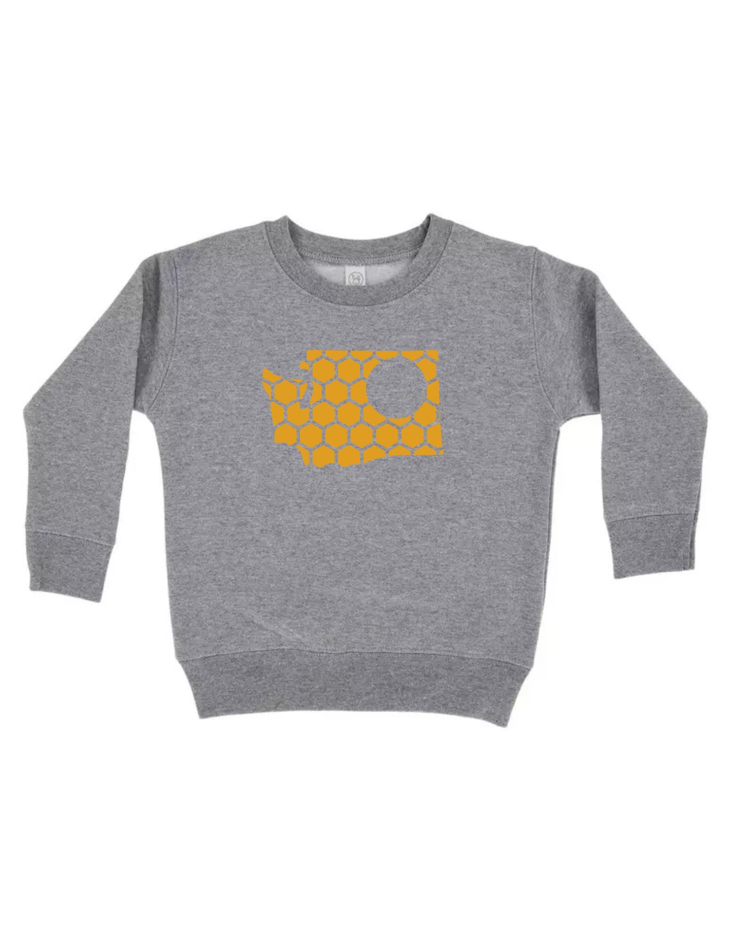 Washington Honeycomb Monogrammed Sweatshirt-Rogue Magnolia Custom Designs