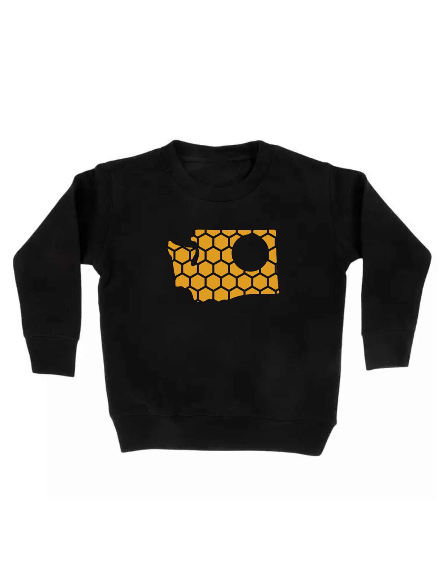 Washington Honeycomb Monogrammed Sweatshirt-Rogue Magnolia Custom Designs