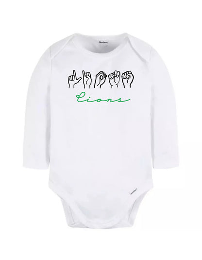 Custom ASL Mascot Onesies-Rogue Magnolia Custom Designs
