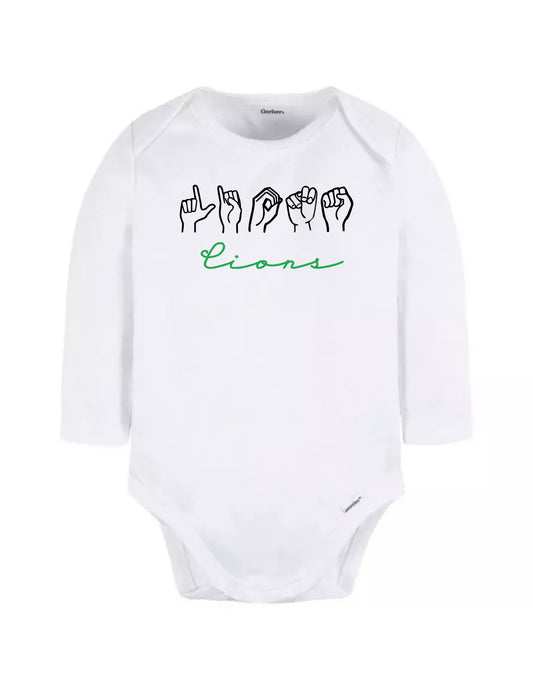 Custom ASL Mascot Onesies-Rogue Magnolia Custom Designs