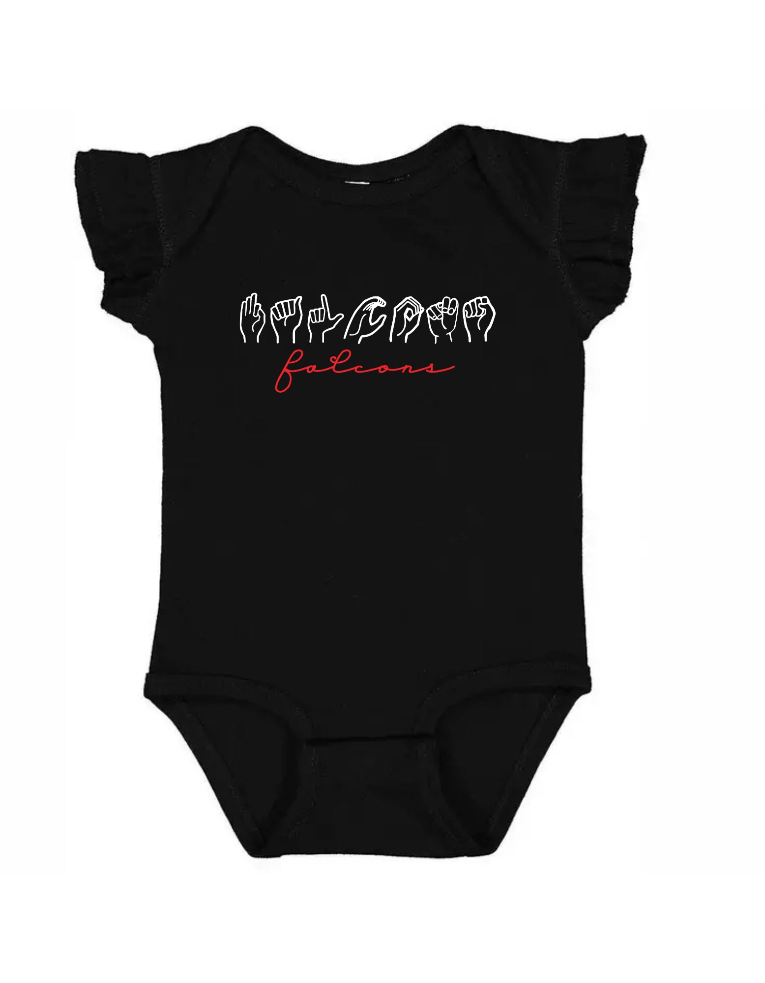 Custom ASL Mascot Onesies-Rogue Magnolia Custom Designs
