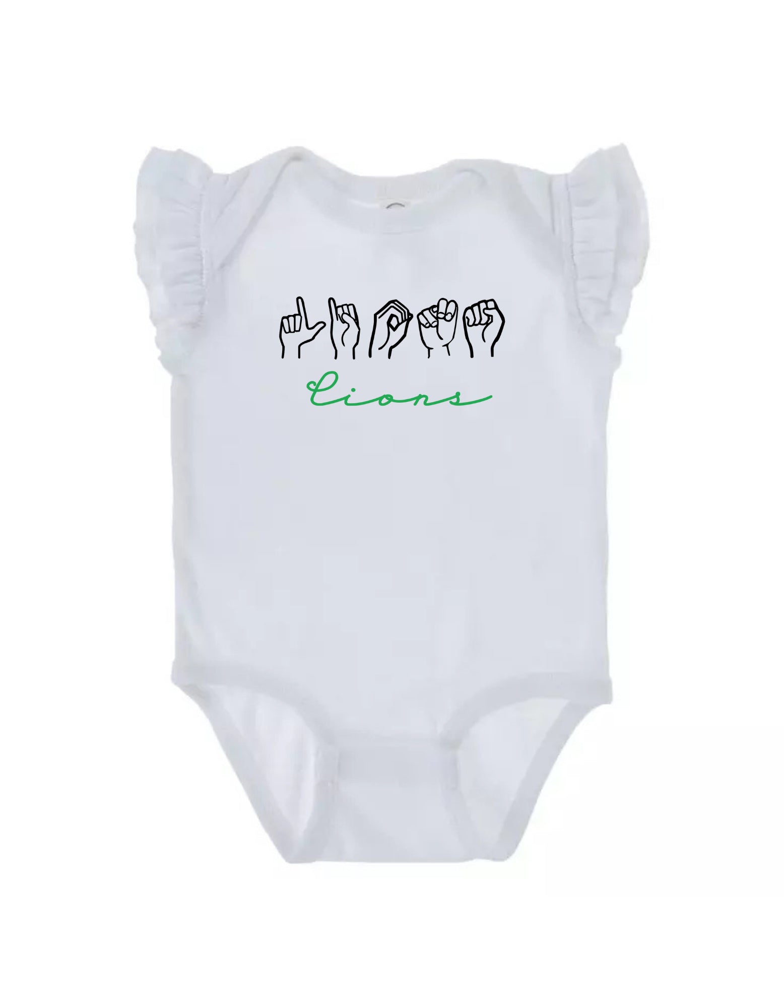 Custom ASL Mascot Onesies-Rogue Magnolia Custom Designs