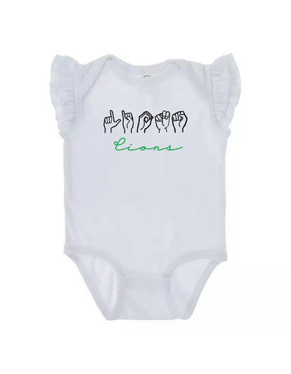 Custom ASL Mascot Onesies-Rogue Magnolia Custom Designs