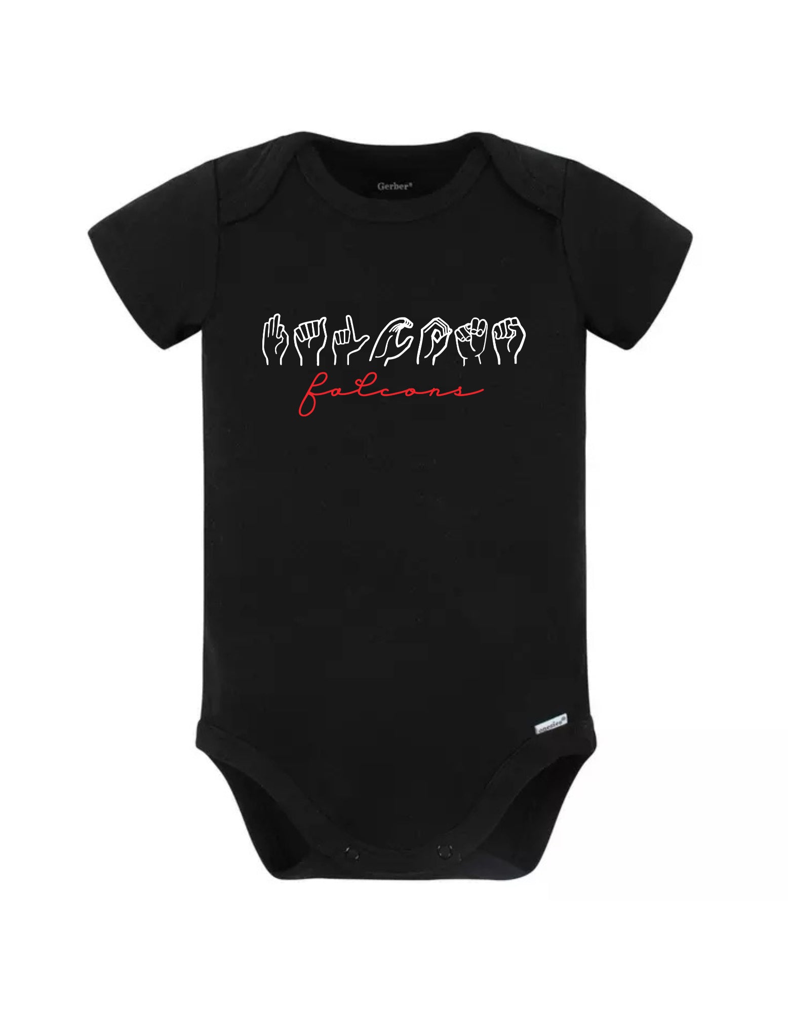 Custom ASL Mascot Onesies-Rogue Magnolia Custom Designs