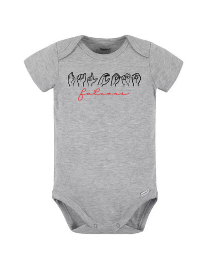 Custom ASL Mascot Onesies-Rogue Magnolia Custom Designs