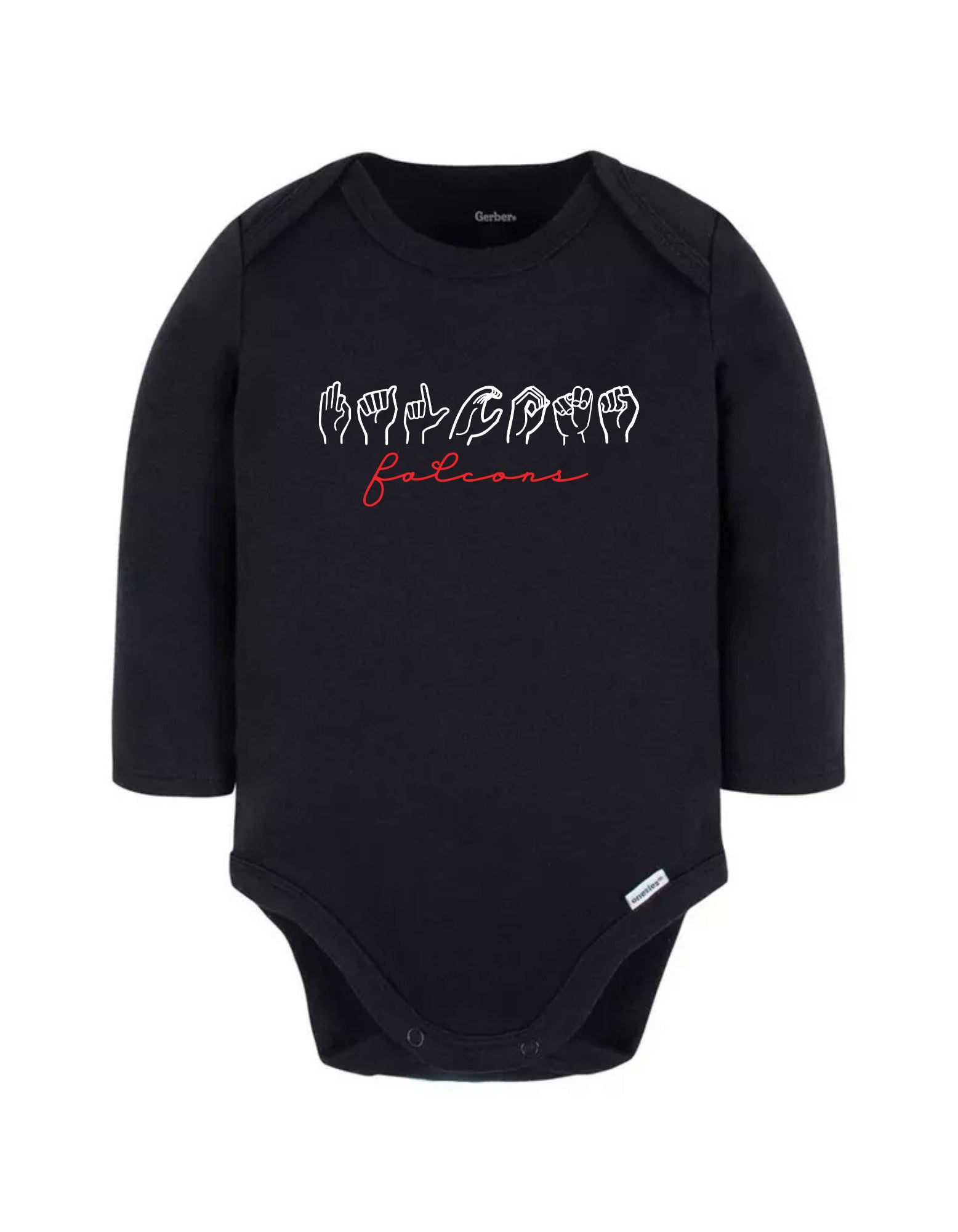 Custom ASL Mascot Onesies-Rogue Magnolia Custom Designs