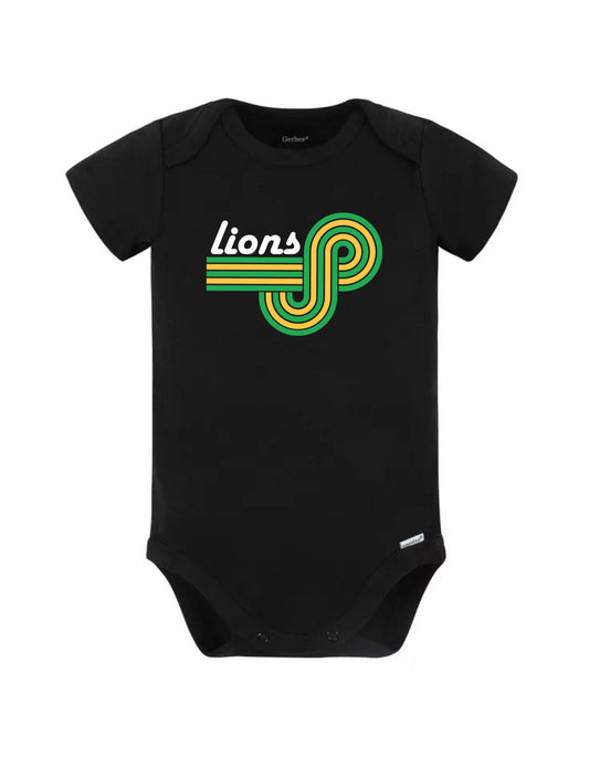 Custom Retro Mascot Onesie-Rogue Magnolia Custom Designs