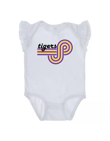 Custom Retro Mascot Onesie-Rogue Magnolia Custom Designs
