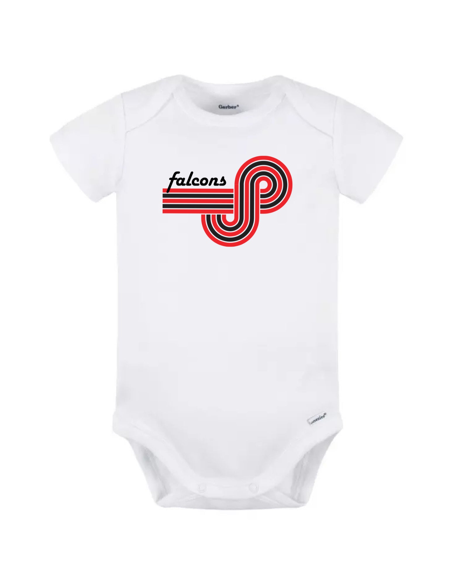 Custom Retro Mascot Onesie-Rogue Magnolia Custom Designs