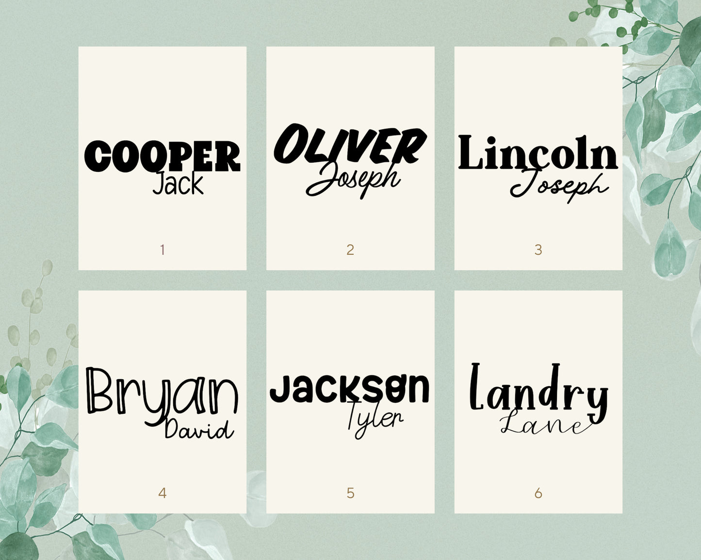 Custom Baby Sign Set – Name, Footprint, & Birth Stats-Rogue Magnolia Custom Designs