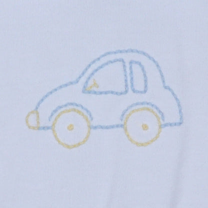 Blue Car Diaper Set