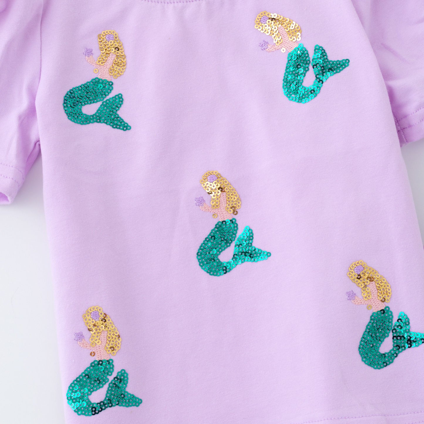 Mermaid Sequin Girls Set