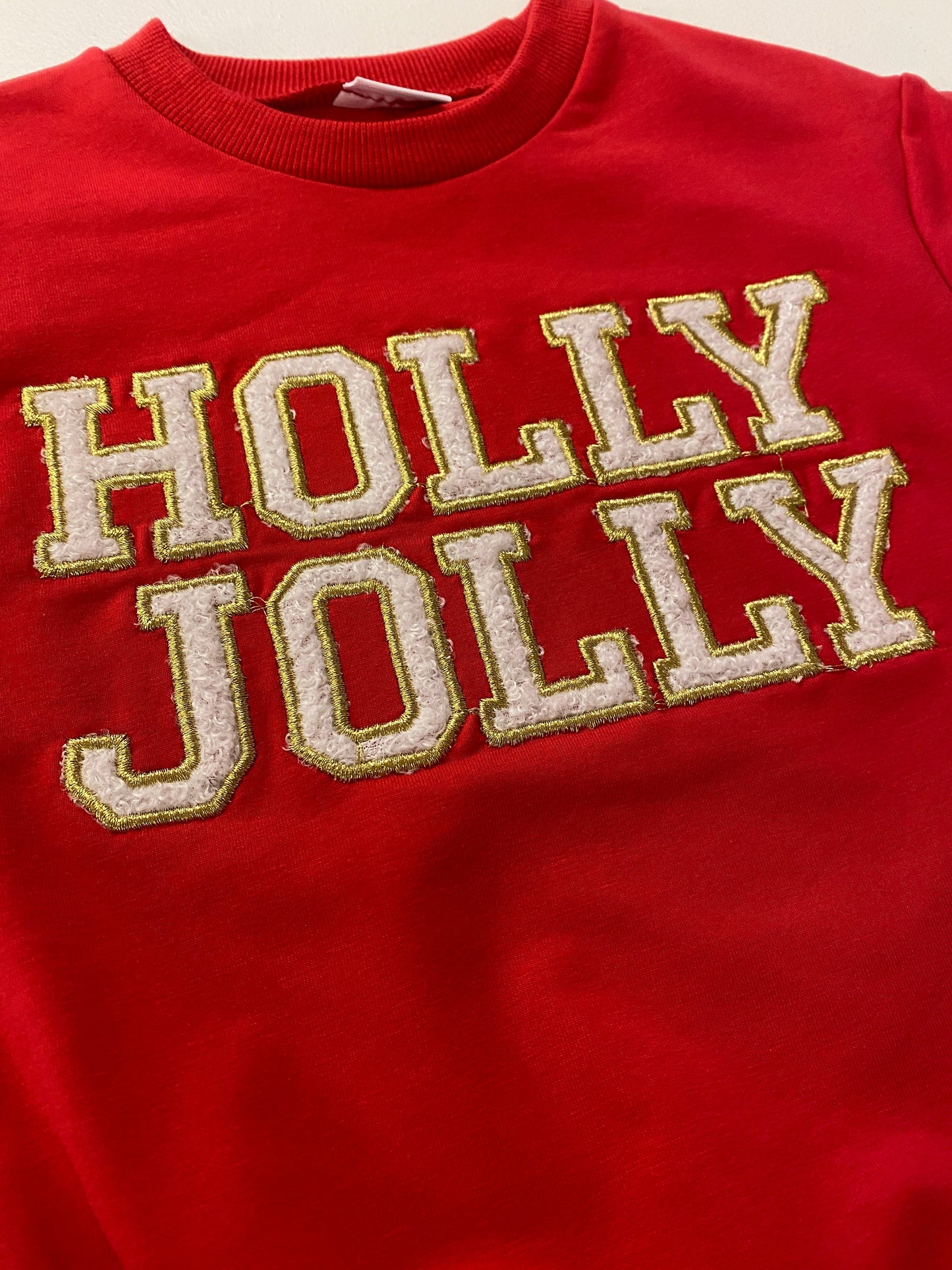 Holly Jolly shirt/bubble