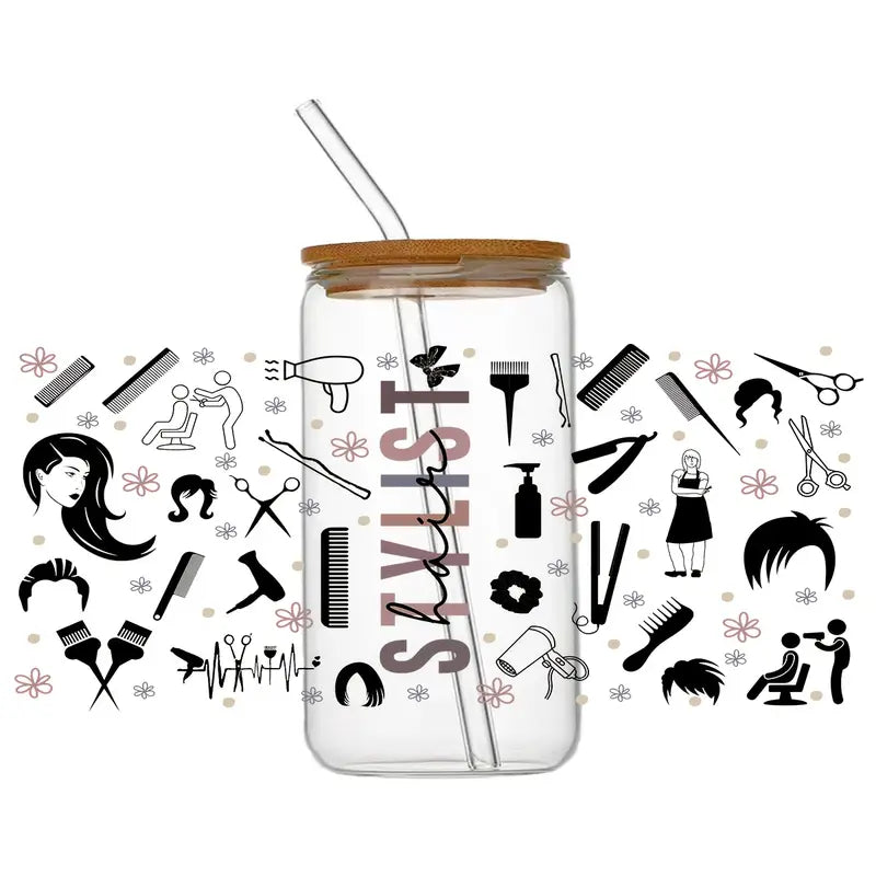 Hairstylist Acrylic Can Cups-Rogue Magnolia Custom Designs