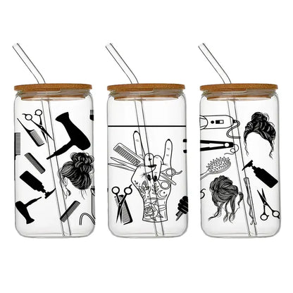 Hairstylist Acrylic Can Cups-Rogue Magnolia Custom Designs