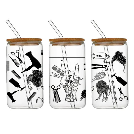 Hairstylist Acrylic Can Cups-Rogue Magnolia Custom Designs