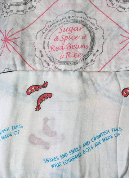 Louisiana Girls Swaddle Set (single set)