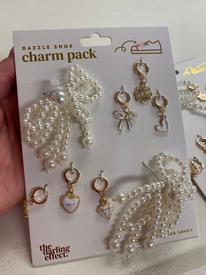 Pretty in Pearl Dazzle Shoe Charm Pack