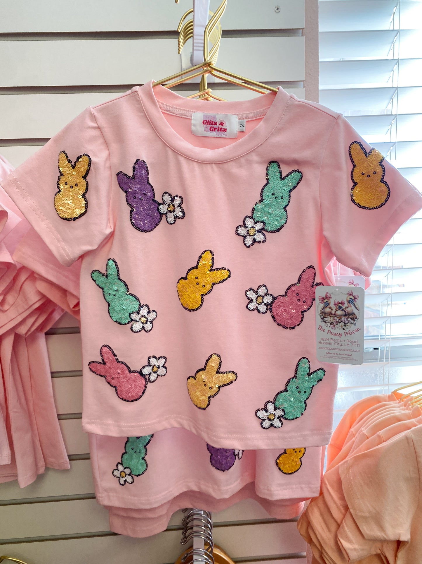 Peeps Sequin Bunny Tee