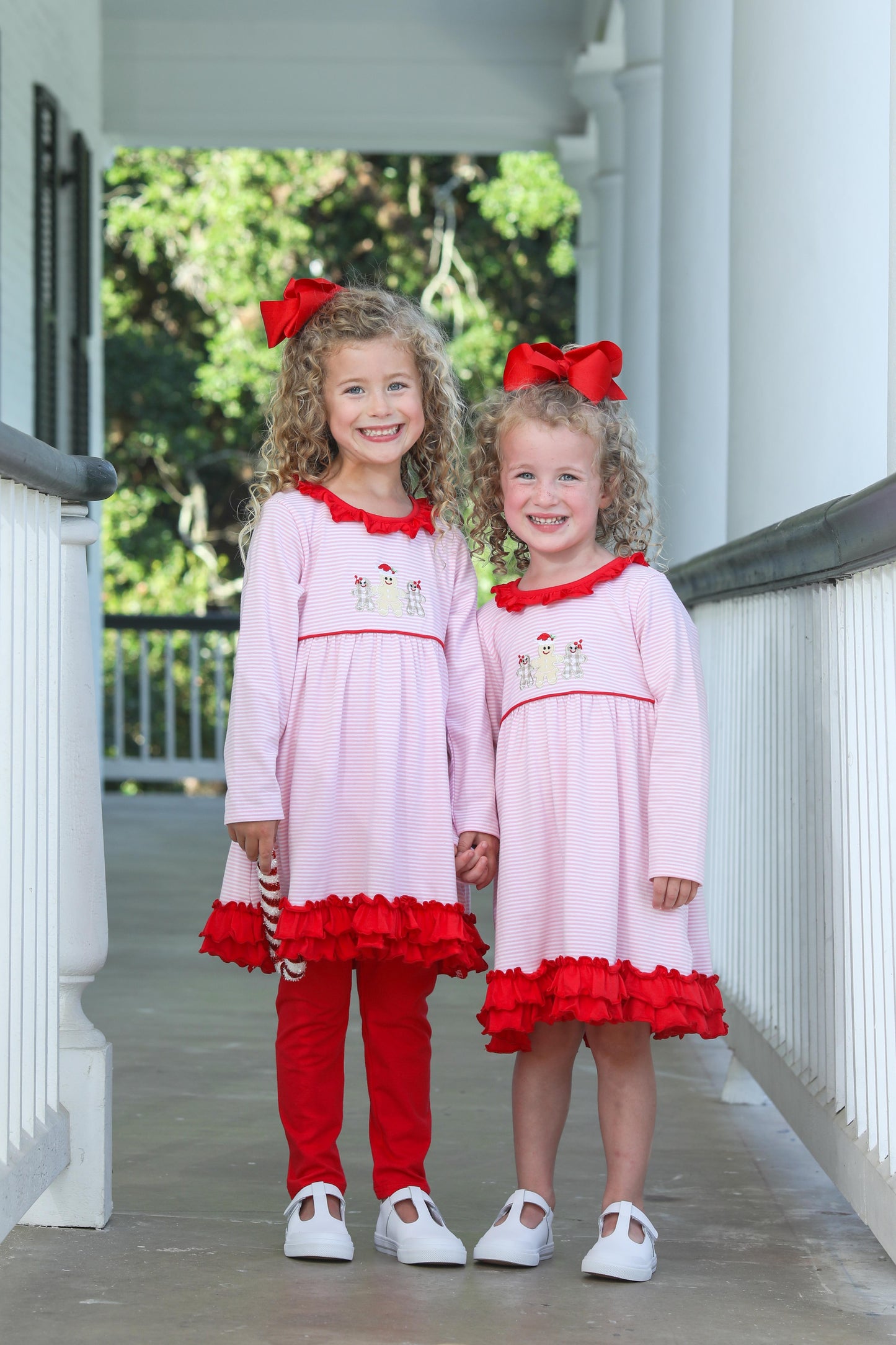 Gingerbread Ruffle Dress
