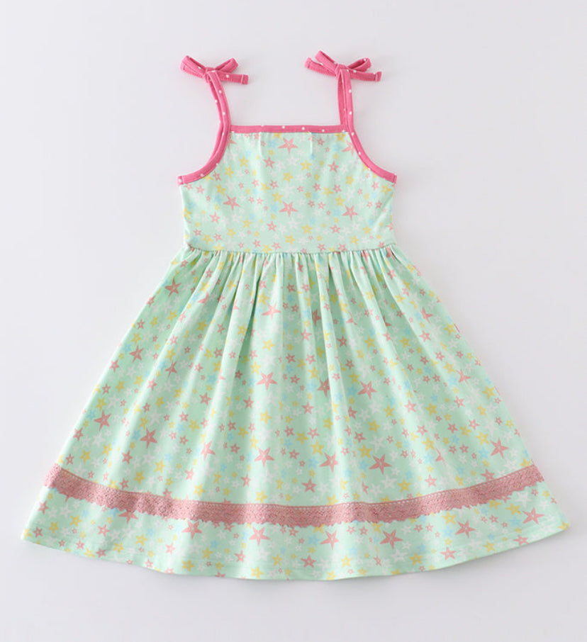 Platinum Star Print Dress– Sparkle & Shine for Every Occasion