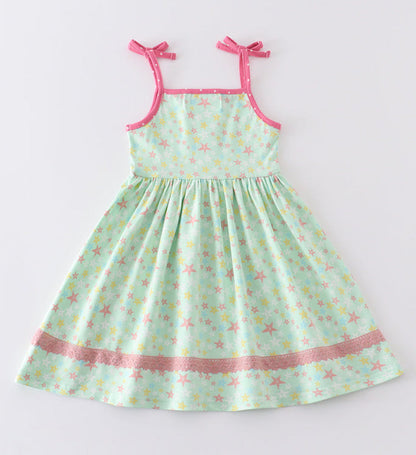 Platinum Star Print Dress– Sparkle & Shine for Every Occasion
