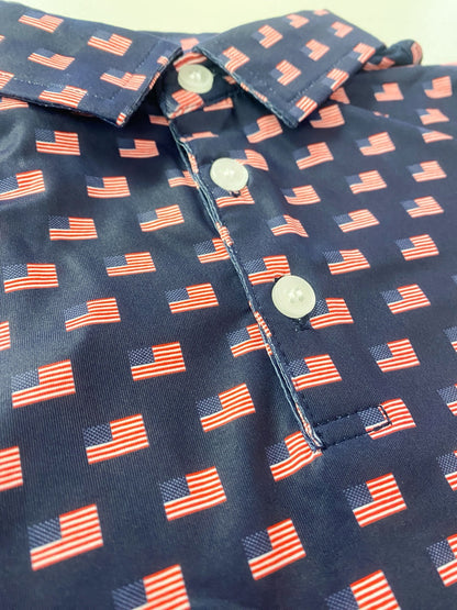 Old Glory Polo – Boys Performance Polo Shirt