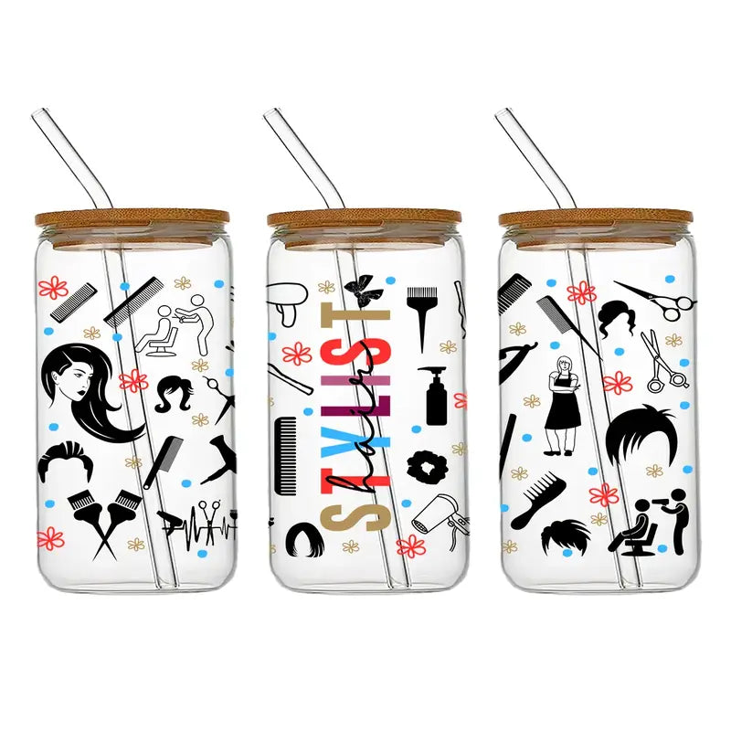 Hairstylist Acrylic Can Cups-Rogue Magnolia Custom Designs