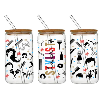 Hairstylist Acrylic Can Cups-Rogue Magnolia Custom Designs