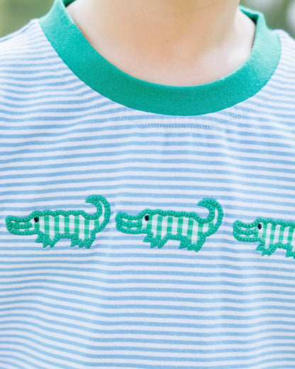 See Ya Later Pant Set – Boys Alligator Applique Outfit