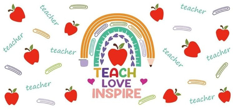 Teacher Acrylic Can Cup-Rogue Magnolia Custom Designs
