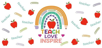 Teacher Acrylic Can Cup-Rogue Magnolia Custom Designs