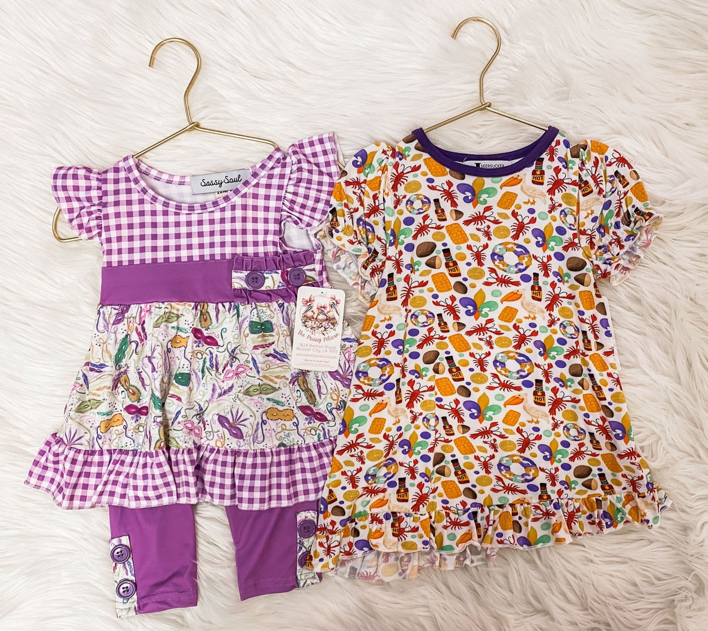 Mardi Gras Pant Set