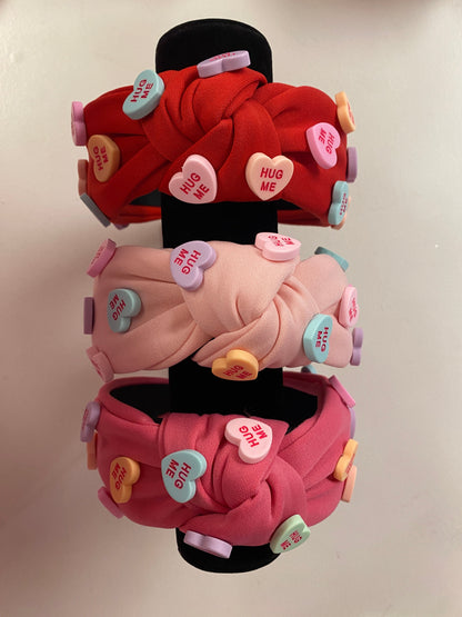 Conversation Heart Headbands