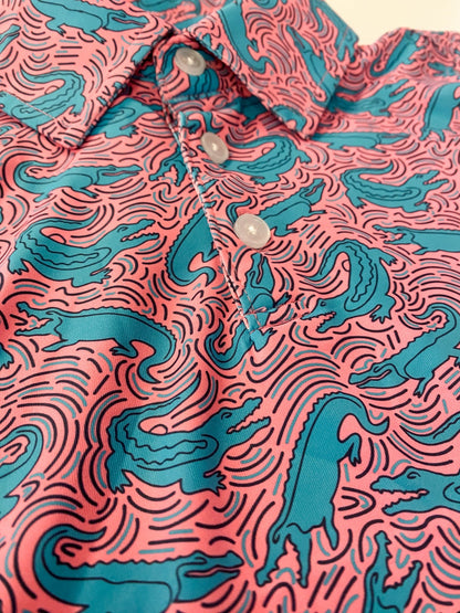 Neon Gators Polo – Boys Performance Polo Shirt