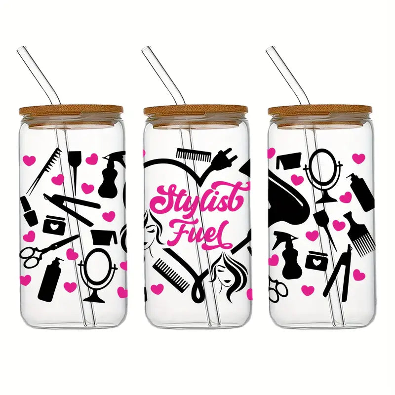 Hairstylist Acrylic Can Cups-Rogue Magnolia Custom Designs