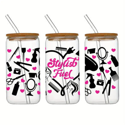 Hairstylist Acrylic Can Cups-Rogue Magnolia Custom Designs