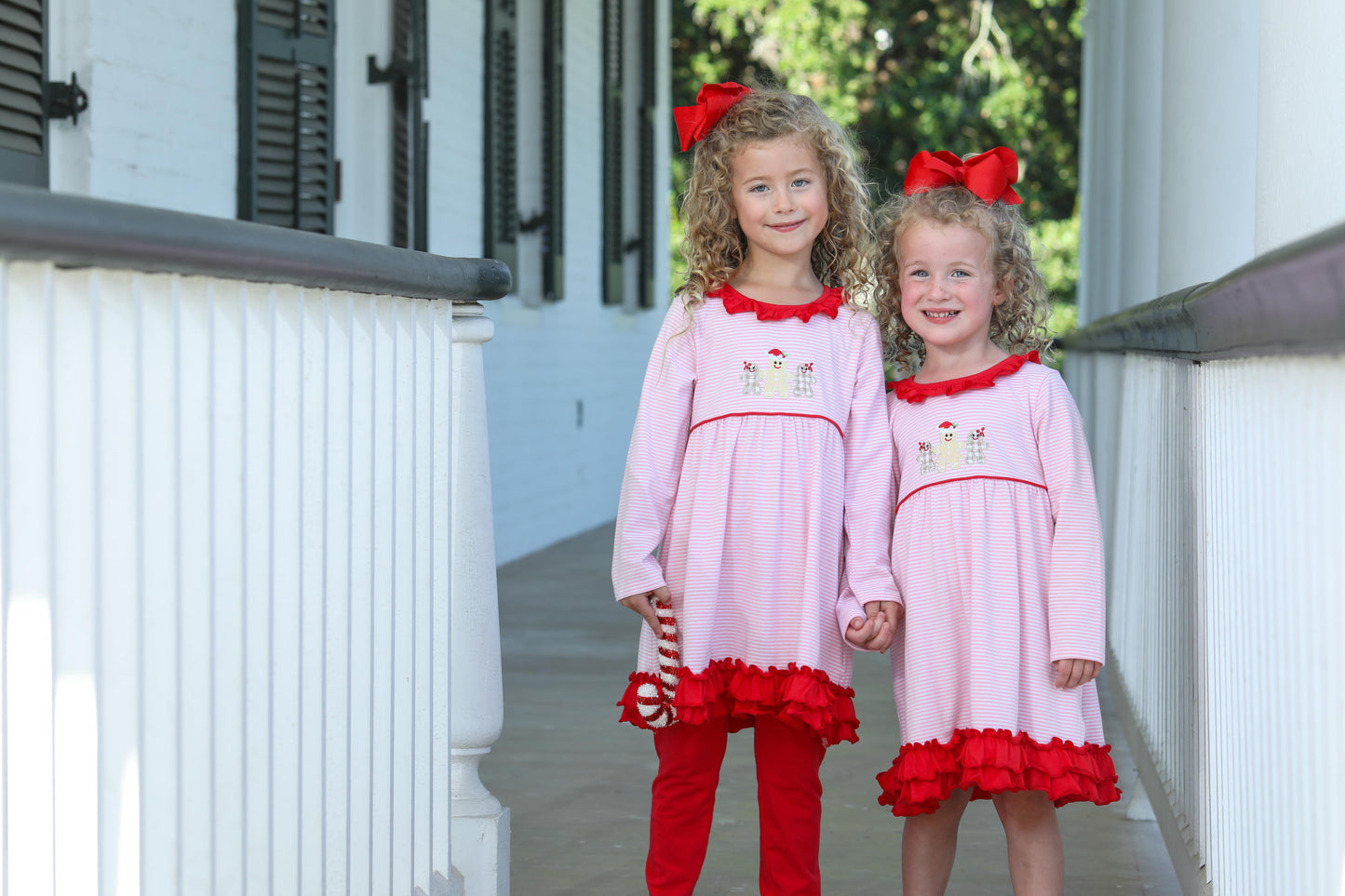 Gingerbread Ruffle Dress