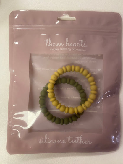 Silicone Teething Bracelet Set
