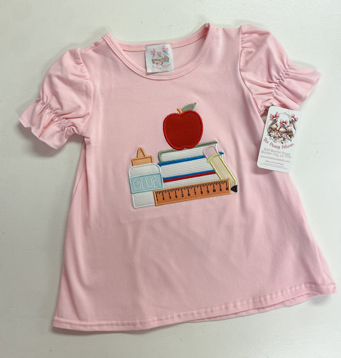 Back to School Apple Applique